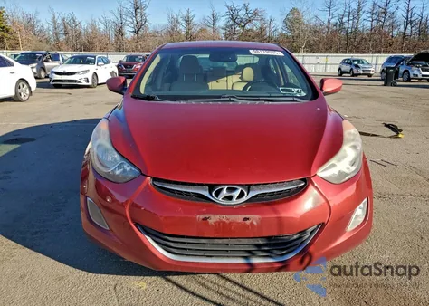 2012 Hyundai Elantra Gls from USA, damaged, VIN KMHDH4AE0CU190550
